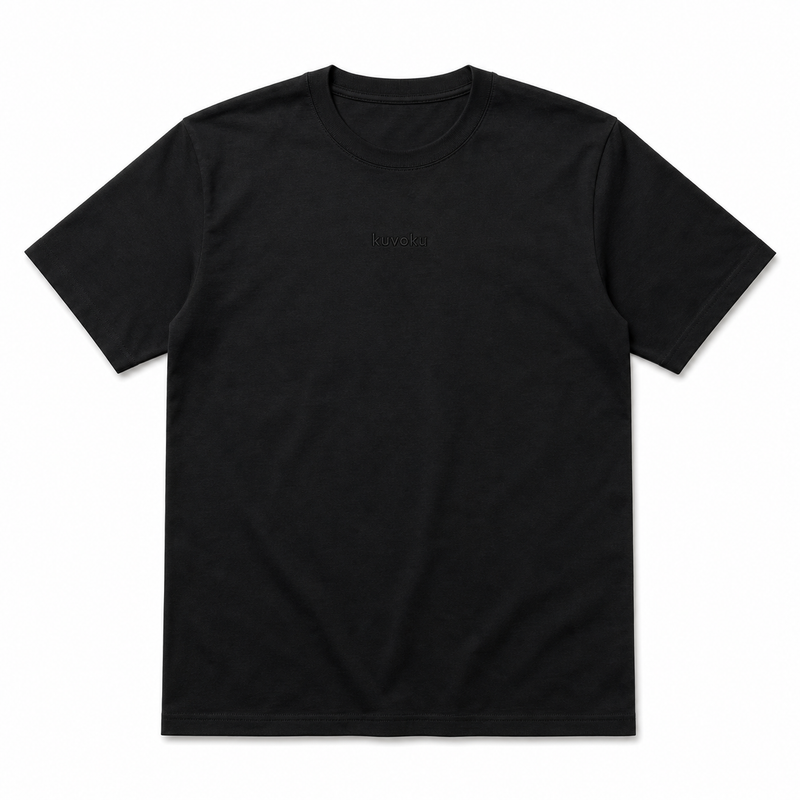 black kuvoku tee