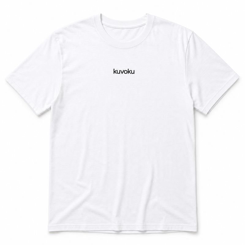 white kuvoku tee